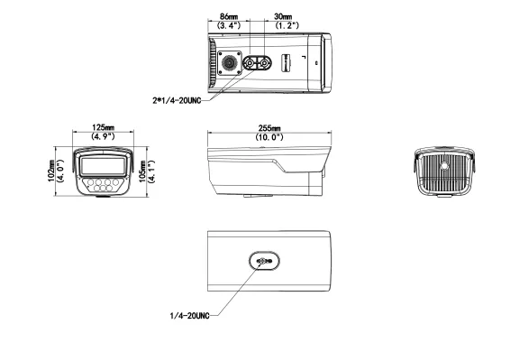 UNV - IPC245LP-ADF40KC-WP - UNV 5MP Wise-ISP Owlview Fixed Bullet Network Camera(4.0mm)