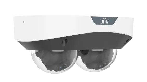 UNV - IPC3222SS-ADF28K-I1 - 2MP Dual Lens Non-Splicing Dome Camera, 2.8mm