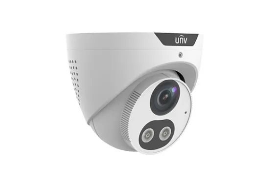 Uniview - IPC3618SB-ADF28KMC-I0 - 8MP Tri-Guard Fixed Dual-light Turret Network Camera, 2.8mm