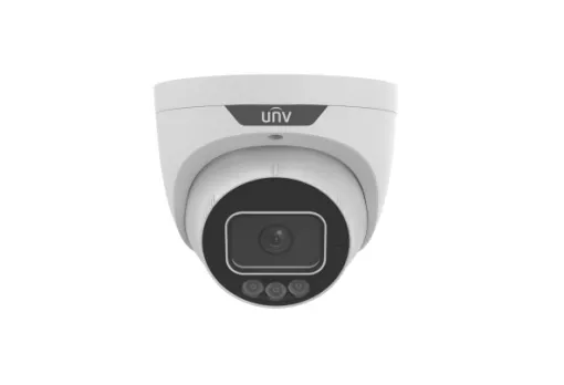 UNV - IPC3634SS-ADF40KMC-I1 - UNV 4MP Tri-guard 2.0 Turret, 4.0mm(F1.0, Red&Blue light, Alarm&Audio I/O)