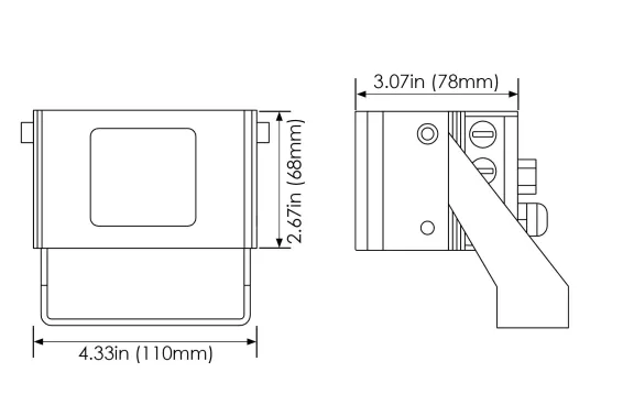 GJD - IS-8-P - Infra-Red Small Range Clarius Plus PoE (.af) LED Illuminator (850nm)