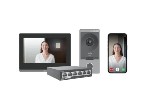 UNV - KIT/201S/372S/NSW2020 - Video Intercom Kit(PoE Switch)