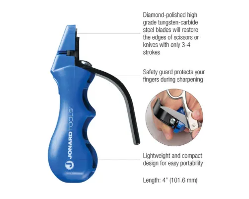 Jonard Tools - KSS-1 - Knife And Scissor Sharpener