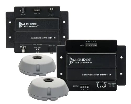 LOUROE - LE-368 - Single Zone Audio Interface w/Mixer/2 A Microphones