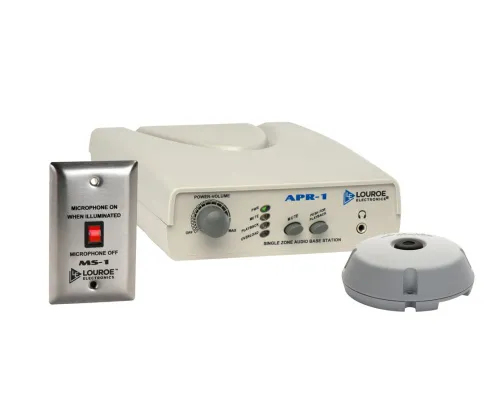 LOUROE - LE-380 - Single Zone Base Station w/ A Microphone w/ Mute Switch