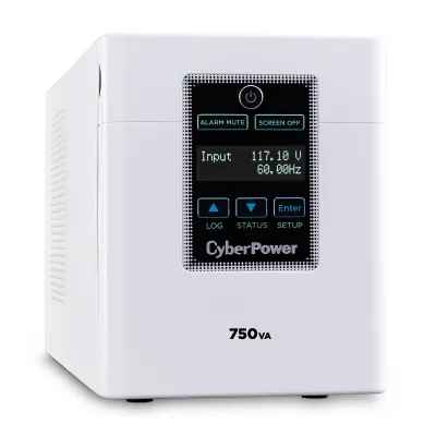 CYBERPOWER - M750L - CyberPower Medical Grade 750VA/600W UPS, 120V, (6) NEMA 5-15R-HG Outlets, NEMA 5-15P-HG Plug, SNMP Slot, Tested to 60601-1, 3Yr Warranty
