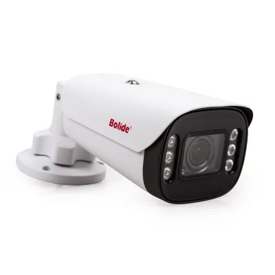 BOLIDE - BC1536/AHN - 5.0MP / 4.0MP / 2.0MP 9-in-1  AHD / TVI / CVI / Analog Bullet Camera, 1/2.7 CMOS, 2.8 to 12mm Varifocal Lens, IR Up to 100 ft., Control Over Coax, OSD, Quickswitch, 12VDC, White