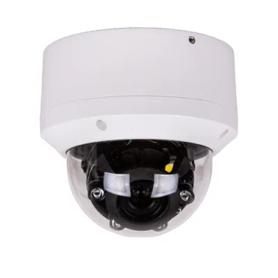 BOLIDE - BC1509AVAIRM/22/AHQ - 5.0MP AHD / TVI / CVI / Analog Vandalproof Dome Camera, 1/3" CMOS, 6.0-22mm Wide Angle Motorized Varifocal Lens, IR Up to 65 ft., Control Over Coax, OSC, Quickswitch, 12VDC, White