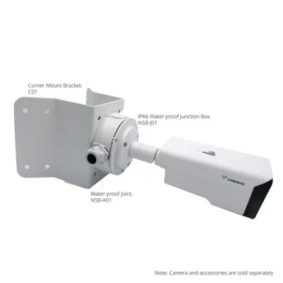 Luminys - N3B-8LAV - N3-L Starter Series 8MP LumiLuxSmart IP Standard Size Bullet 2.7-13.5 mm, IR, White-light LEDs, and Dual-mode