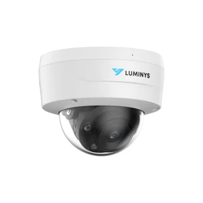 Luminys - N3D-4LA2 - 4MP Network LumiLuxSmart Dome Camera with 2.8 mm Lens, White-light LEDs, and Dual-mode IR