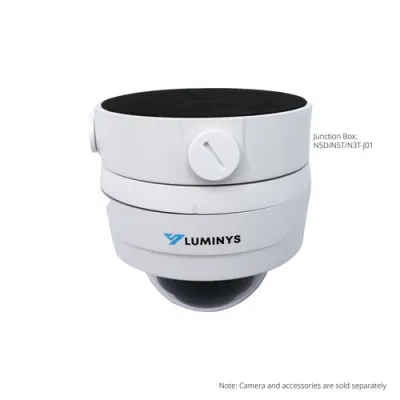 Luminys - N3D-4LA2 - 4MP Network LumiLuxSmart Dome Camera with 2.8 mm Lens, White-light LEDs, and Dual-mode IR