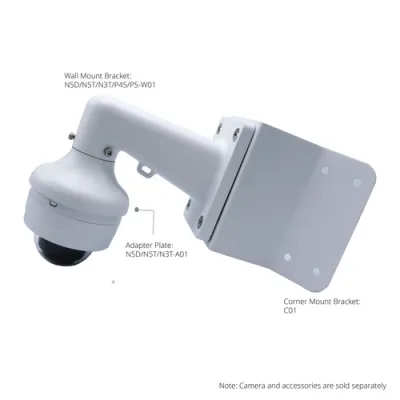 Luminys - N3D-4LA2 - 4MP Network LumiLuxSmart Dome Camera with 2.8 mm Lens, White-light LEDs, and Dual-mode IR
