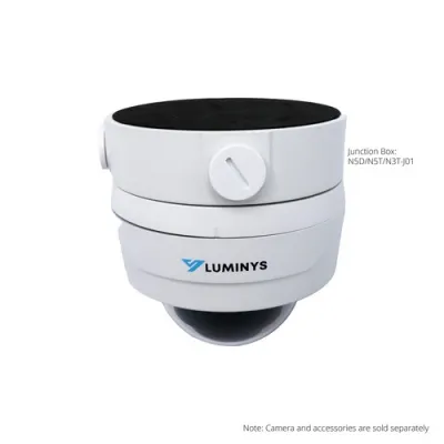 Luminys - N3D-8LA2 - N3-L Starter Series 8MP LumiLuxSmart IP Standard Size Dome 2.8 mm, IR, White-light LEDs, and Dual-mode