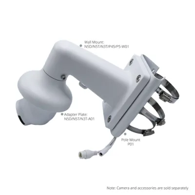 Luminys - N3T-4LA2 - 4MP Network LumiLuxSmart Turret Camera with 2.8 mm Lens, White-light LEDs and Dual-mode IR