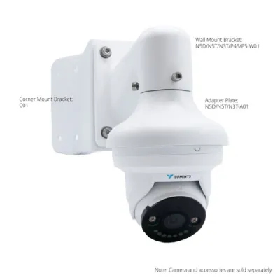 Luminys - N3T-8BA2 - N3-B Mainstream Series 8MP LumiLightBand IP Mini Size Turret 2.8 mm, IR, White-light and Colorful LEDs