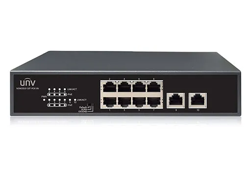 Uniview - NSW2010-10GT-POE-IN -  8 Giga Port PoE Switch