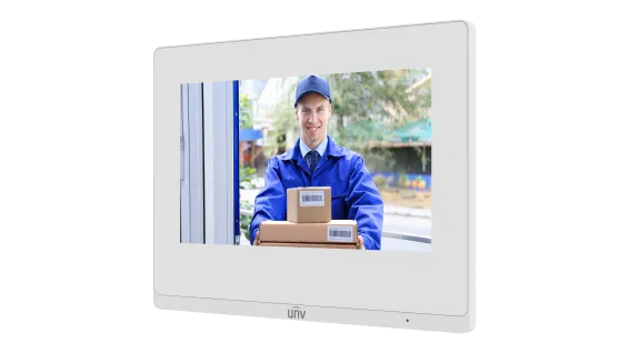 UNV - OEI-372S-H-W-Z - Wall Mounted 7-inch Indoor Station
(Open wire installation)