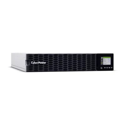 CYBERPOWER - OL6KRTHD - 6KVA/6KW, High Density, Online Double-Conversion, PF=1, 2U rack/tower, 200-240V Input Hardwire w/Power Cord Option, 200-240V Output, 2 NEMA L6-20R, 2 NEMA L6-30R, Color Matrix LCD, USB, Serial, EPO, RMCARD205 pre-installed, 3 