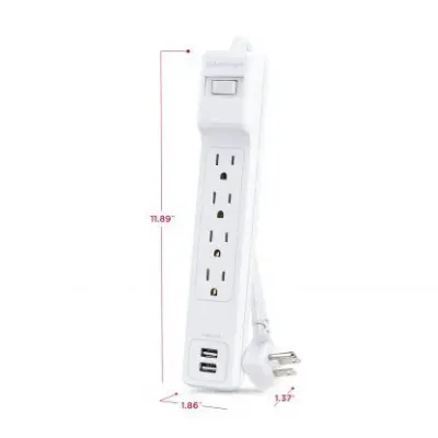 Cyber Power - P606URC2 - Surge 6 Outlets 6 FT Cord 2 USB A