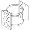 Raytec - PBC-2 - Pole Mount for 2 x Illuminators (PSU's mounted elsewhere) - Powder Coated