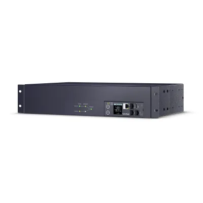 Cyber Power - PDU44003 - Switched ATS PDU, 30A (Derated to 24A), 100-120V, 2 x NEMA L5-30P Plug w/10 Ft Cord, 17 Outlets (16 x 5-20R + 1 x L5-30R), 2U Rackmount, 3 Year Warranty