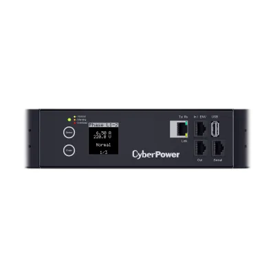 Cyber Power - PDU83105 - 3-Phase Switched MBO PDU, 200-240V/30A, 0U, (24) C13 + (6) C19, NEMA L15-30P