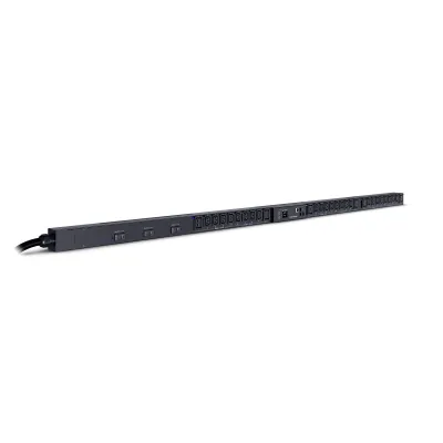 Cyber Power - PDU83106 - 3-Phase Switched MBO PDU, 200-240V/30A, 0U, (24) C13 + (6) C19, IEC-309 30A Blue (3P+E)