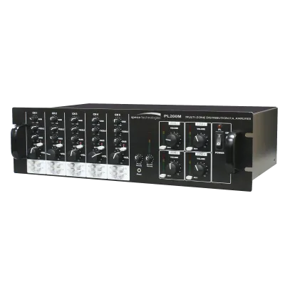 SPECO - PL200M - 160 Watt 5x4 Multisource/Multizone PA Amplifier