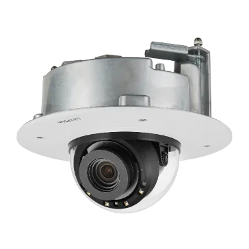 Hanwha - PND-A9081RF - 4K Network AI IR Dome Camera, Max. 4K resolution @ 30FPS, 0.05Lux@F1.6 (Color), 0Lux (B/W, IR LED on), Day & Night(ICR), 4.5~10mm(2.2x) motorized varifocal lens, WDR(120dB), H.265, H.264, MJPEG codec, WiseStreamⅡ, WiseStreamⅢ (