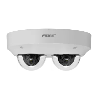 Hanwha - PNM-9000VD - 5MP X 2 Outdoor Multi-Directional Dome Camera 