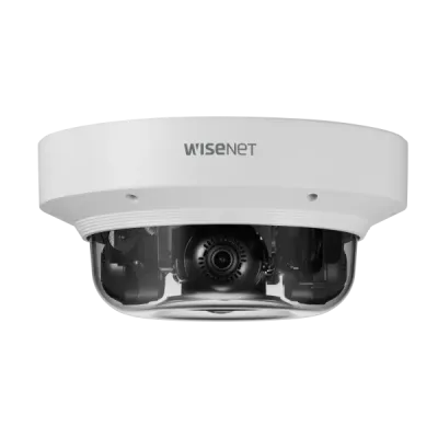 Hanwha - PNM-9084QZ1 - 2MP X 4 Sensors Network Vandal Ooutdoor Wisenet P Series Dome Camera, 3.0~6.0mm Lens