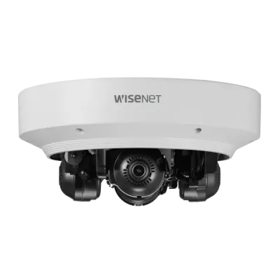 Hanwha - PNM-9084QZ1 - 2MP X 4 Sensors Network Vandal Ooutdoor Wisenet P Series Dome Camera, 3.0~6.0mm Lens