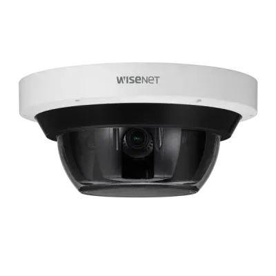 Hanwha - PNM-9085RQZ1 - 5MP x 4CH IR PTRZ Multi-directional Wisenet P Camera, 4.13~9.4mm Lens