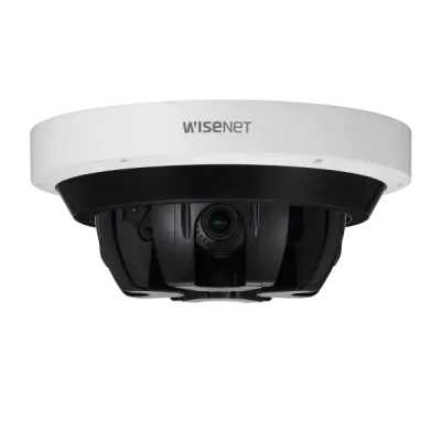 Hanwha - PNM-9085RQZ1 - 5MP x 4CH IR PTRZ Multi-directional Wisenet P Camera, 4.13~9.4mm Lens