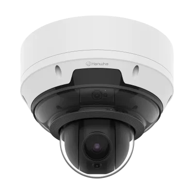 Hanwha - PNM-C19183RVTP - Wisenet P Series Network Vandal Outdoor Multi-Directional Camera, 2.4mm  Fixed Lens
