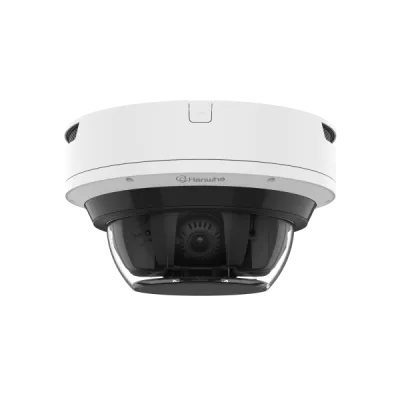 Hanwha - PNM-C32084RQZ-8XE256G-LU - Wisenet P series network vandal outdoor Multi-Directional camera [WiseAI ON] 4CH x 8MP @ 15FPS / [WiseAI OFF] 4CH x 8MP @ 20FPS, Motorized Varifocal Lens 4.38~9.33mm (FoV H: 112.1°~47.5°, V: 58°~26.6°) with PTRZ fu