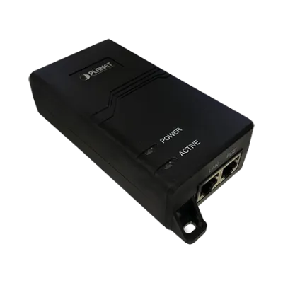 Acti - PPOE-0104 - High PoE injector Single-port, 60W Gigabit Midspan, 4-Pairs, 802.3at Compliant