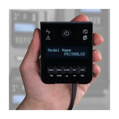 CYBERPOWER - PR1500LCD - 1500VA/1500W, Pure Sine Wave, NEMA 5-15P, 6 ft cord, 8 NEMA 5-15R, USB, Serial, SNMP, Relay, EPO, PowerPanel Business Edition software, Yes, 3 year warranty