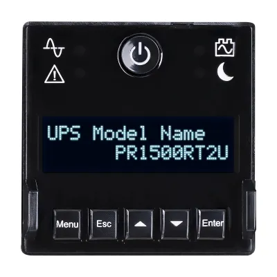 Cyber Power - PR1500RT2UN - UPS SYSTEMS New Smart App 1500VA/1500W, Sine Wave, 2U, NEMA 5-15P, 10 Ft Cord