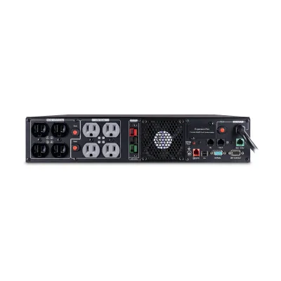 CYBERPOWER - PR1500RTXL2UTAA - 1500VA/1500W, Sine Wave, 2U, NEMA 5-15P, 10 Ft Cord, 8 NEMA 5-15R, USB, Serial, SNMP, Relay, EPO, PowerPanel Business software, Accepts EBM BP48VP2U02TAA, 3 Yr Warranty, TAA Compliant