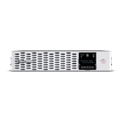 CYBERPOWER - PRL3000RT2UC - 3000VA/3000W, Sine Wave, 2U, NEMA L5-30P, 10 Ft Cord, 8 NEMA 5-20R, 1 NEMA L5-30R, USB, Serial, SNMP, Cloud card, Relay, EPO, Lithium, PowerPanel Business Edition software, 5 Year Warranty