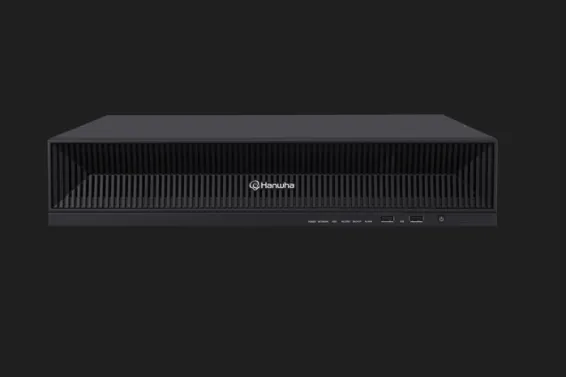 Hanwha - PRN-1600B2-48TB - 16 CH NVR (48TB Raw) up to 8K (32MP) Resolution (Intel based Model), Features AI Search (Best Shot, Attribute), object detection and classification, License plate detection and search for AI Based Cameras plus Adding AI Sea