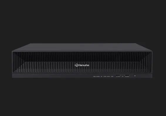 Hanwha - PRN-3200B2-80TB - 32 CH NVR (80TB Raw) up to 8K (32MP) Resolution (Intel based Model), Features AI Search (Best Shot, Attribute), object detection and classification, License plate detection and search for AI Based Cameras plus Adding AI Sea