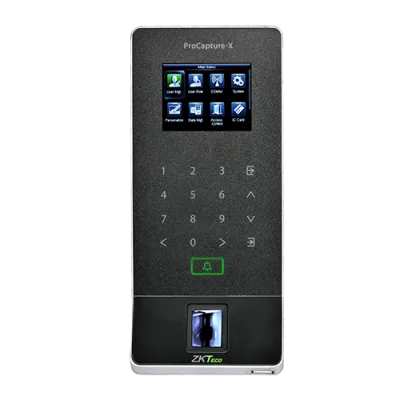 ZKteco USA - ProCapture-X-HID - POE Fingerprint Access Control Terminal