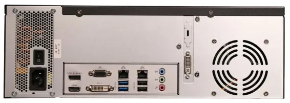 ExacqVision - 1604-04T-Q - 4TB Q-Series Hybrid Desktop Recorder with 4 IP Cameras Licenses and 16 Analog