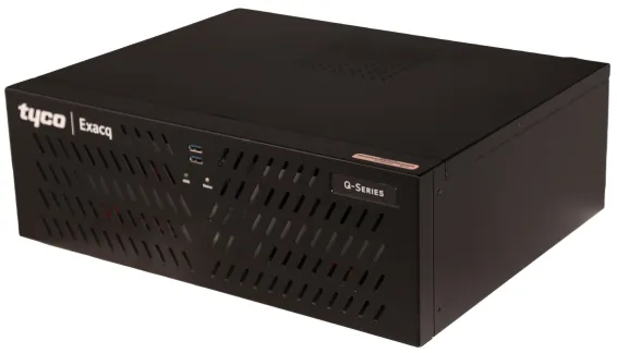 ExacqVision - 1604-08T-Q - 8TB Q-Series Hybrid Desktop Recorder with 4 IP Cameras Licenses and 16 Analog