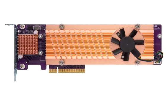 QNAP - QM2-4P-384 (formly QM2-4P-384A) - Quad M.2 PCIe SSD Expansion Card