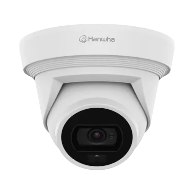 Hanwha - QNE-C9013RL - 4K Network Outdoor Flat-Eye Wisenet Q Camera with 3mm Fixed Focal Lens