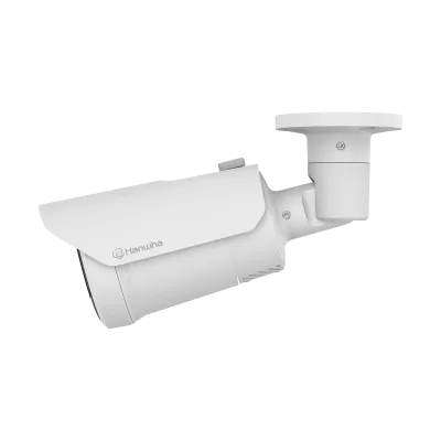 Hanwha - QNO-C8013R - 5MP AI IR Outdoor Vandal Bullet Wisenet Q Camera, 3mm Fixed Lens
