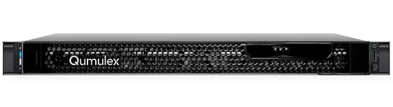 Qumulex - QXR710-16T - QxPower 700 - 1U rackmount gateway, 16TB - RAID 5, 12TB usable storage capacity. Mirrored OS SSD, dual power supplies and on-site service. Add up to 96 cameras or 96 total resources.